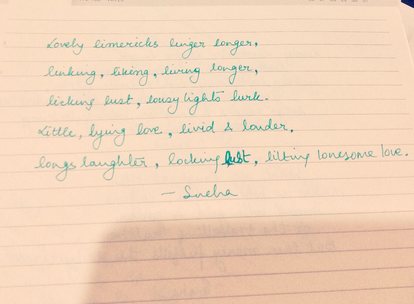 Poetry, limerick, poem